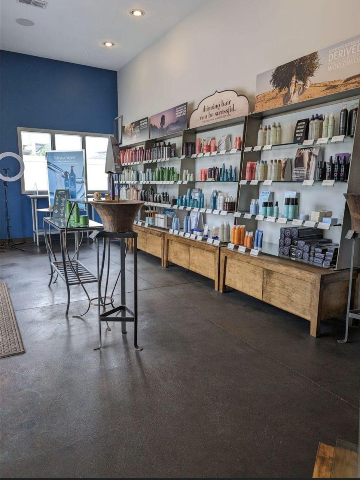 Synergy Salon Aveda products